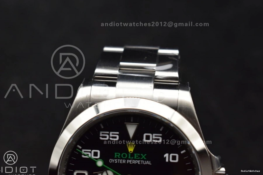 126900 Black 1:1 Air-King Steel on Best 904L VS Bracelet VSF SS 509 Edition SmoothTexture Dial 0410